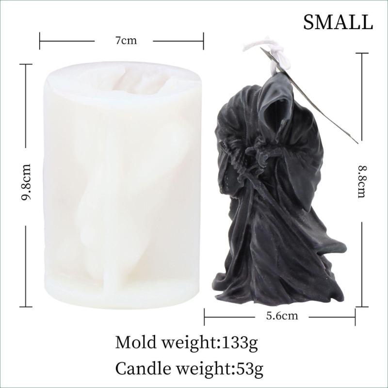 Силиконовая форма для свечей «Нарисуй нож» на Хэллоуин, сделай сам, ручная работа, ароматерапия, готический ужас, череп, свеча, пластырь, соевое восковое мыло