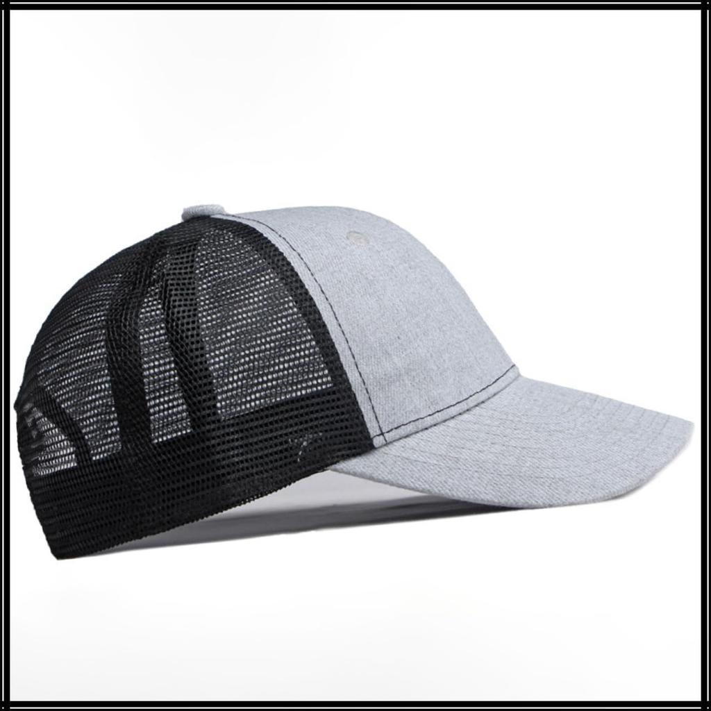 Простая сетчатая стильная кепка CZA267 [Белый Клык], Повседневная, Спортивная, Шляпа, Мужская, Женская, (черный)