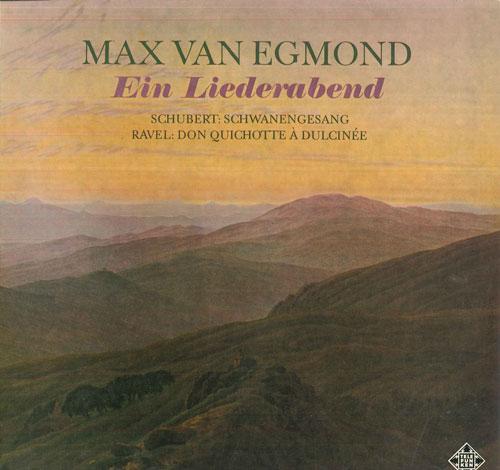 Виниловая пластинка MAX VAN EGMOND, IRWIN GAGE - Шуберт Лебединая песня, D957 / Рав SAT22509 TELEFUNKEN 1973 Германия Классика Б/У