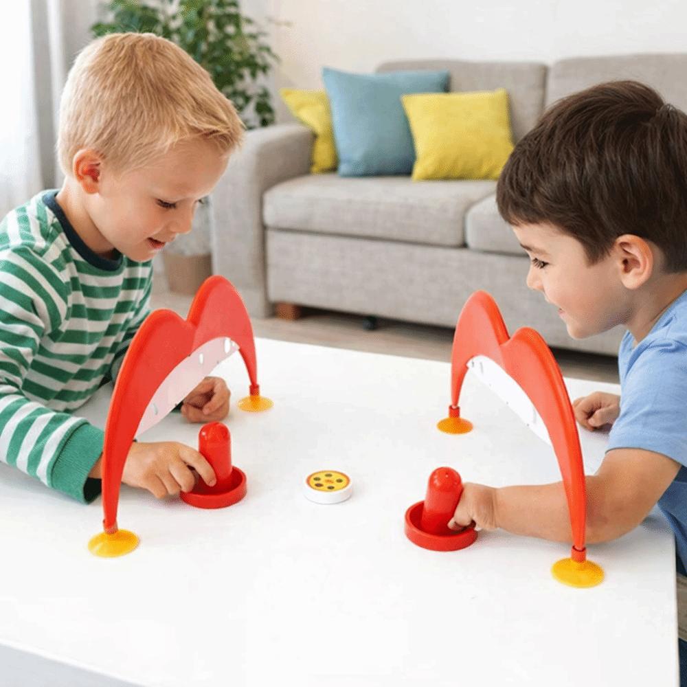Push Action Pizza Hockey Game Competitive Play Ice Hockey Toy Family Gathering