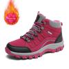 High-Top Hiking Shoes: Warm, Velvet-Lined, Unisex, Large Sizes - Perfect for Autumn and Winter