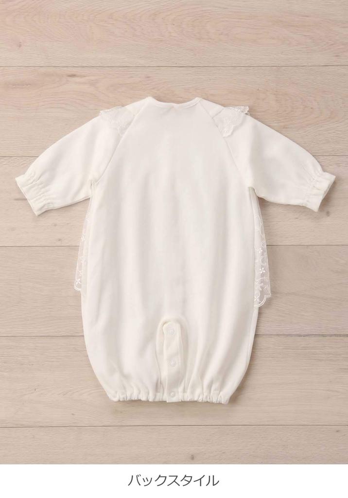 Think Bee Baby Сделано в Японии Хлопковое платье для новорожденных, комплект со шляпой, платье для церемонии в храме, детские комбинезоны белого цвета и для посещения/выписки для мальчиков/девочек 50-70 см