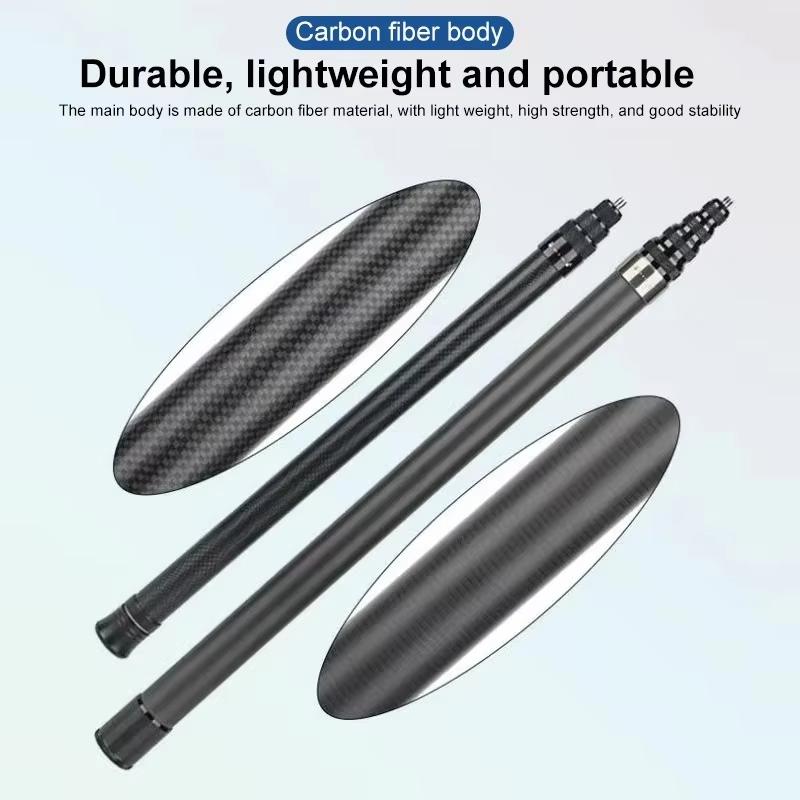 3M Carbon Fiber Scalable Monopod Extended Edition Invisible Selfie Stick For Insta360 X3 X2 For Go Pro 9 10 11 12 Stick Tripod 2