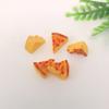 100pcs Mini Pizza Set Miniature Christmas Decoration Kitchen Doll House Resin Crafts Accessory