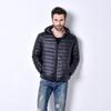 Men's Light and Thin Hooded Down Jacket Portable Large Size Couple Down Jacket