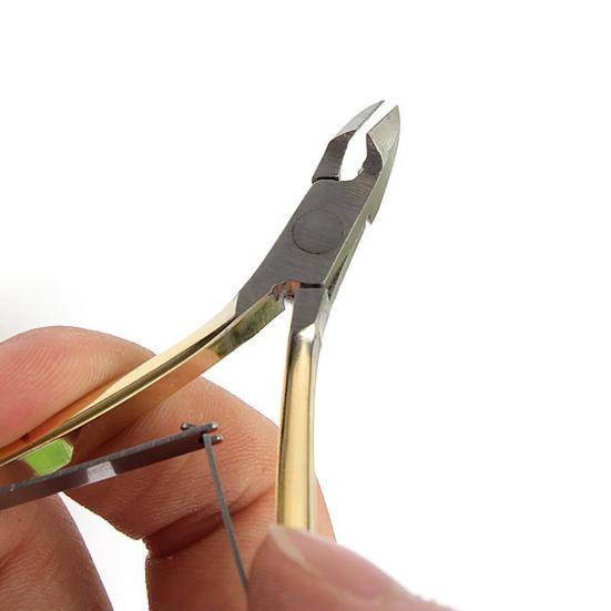 Щипцы для кутикулы из нержавеющей стали, резак для омертвевшей кожи, машинка для стрижки ногтей, маникюрный инструмент