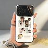 Y-Yibo W-Wang Чехол для телефона U-Untamed Для iPhone17,16,15,14,13,12,11,Pro,MAX Серый Матовый Силиконовый Черный Чехол