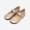 Lumi Dana Gold Plain Kids Mary Jane-LM21DN30