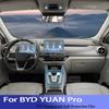 Для BYD YUAN Pro (-) Прозрачная защитная пленка из ТПУ для центральной консоли автомобиля, противоцарапающая наклейка, аксессуары для автомобиля