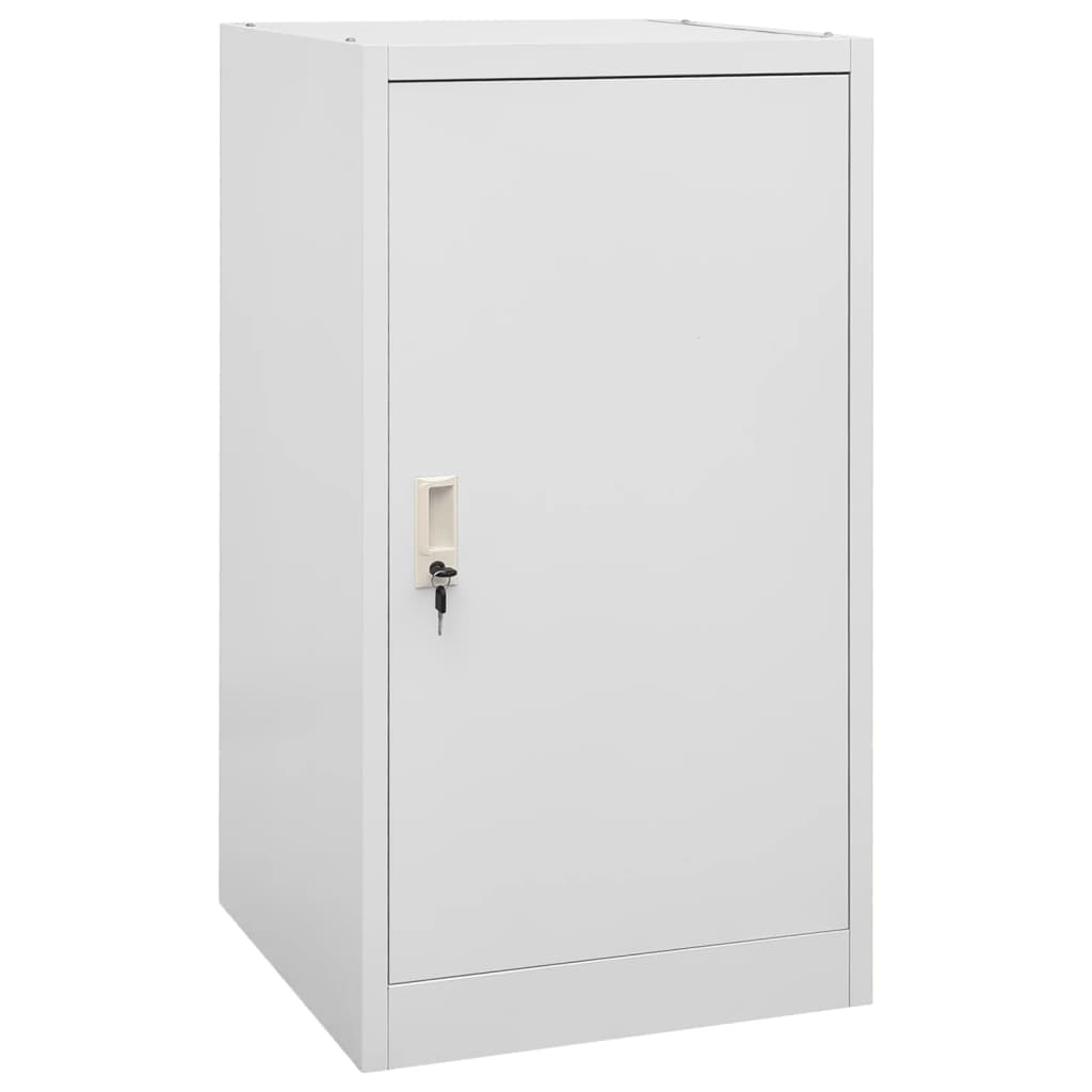 Saddle Cabinet Light Grey 53 x 53 x 105 cm Steel