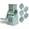 Multi Rotary Vegetable Cutter Slicer Functional Drum Hand Cranked Vegetable Potato Slicer Manual Cheese Chopper Machine Gadget