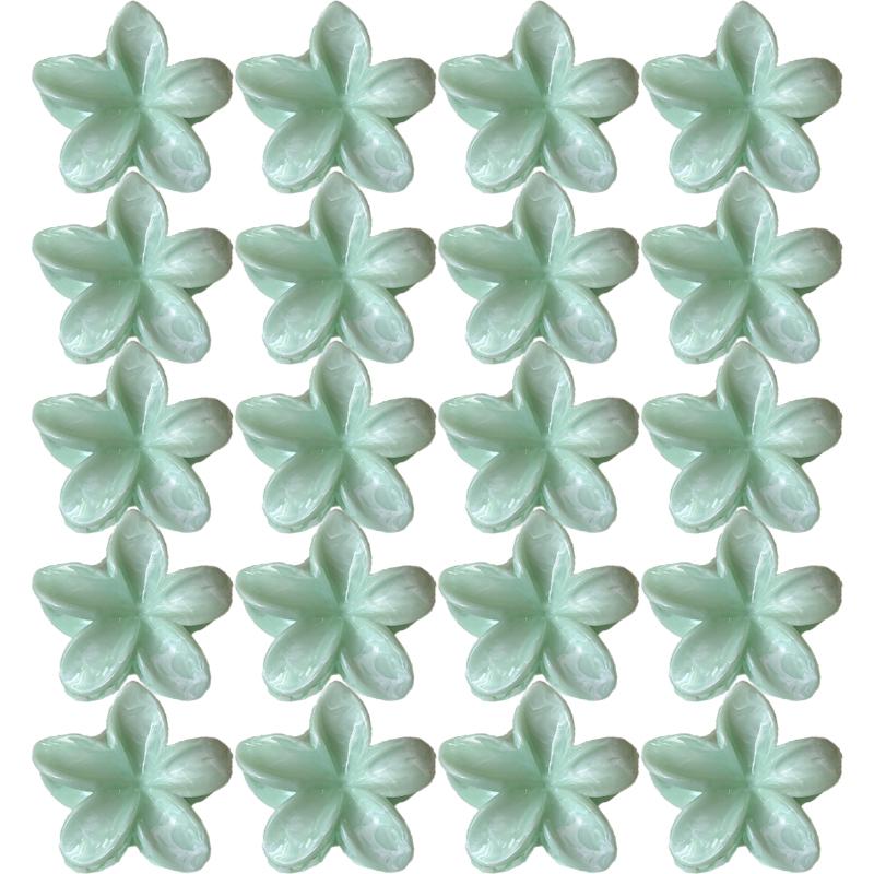 Gradient Frangipani Hair Clip Female Versatile Sweet Resort Fairy Shark Clip Vintage Hair Accessories