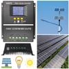 100A MPPT Solar Charge Controller with Dual USB Ports 12V 24V 36V 48V Auto Detection and LCD Display
