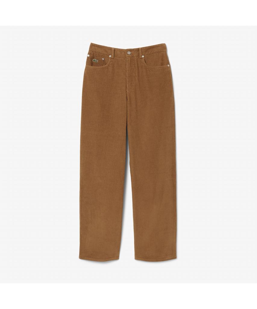LACOSTE Women'S Corduroy Wide Pants Hf8429-55N Dpc