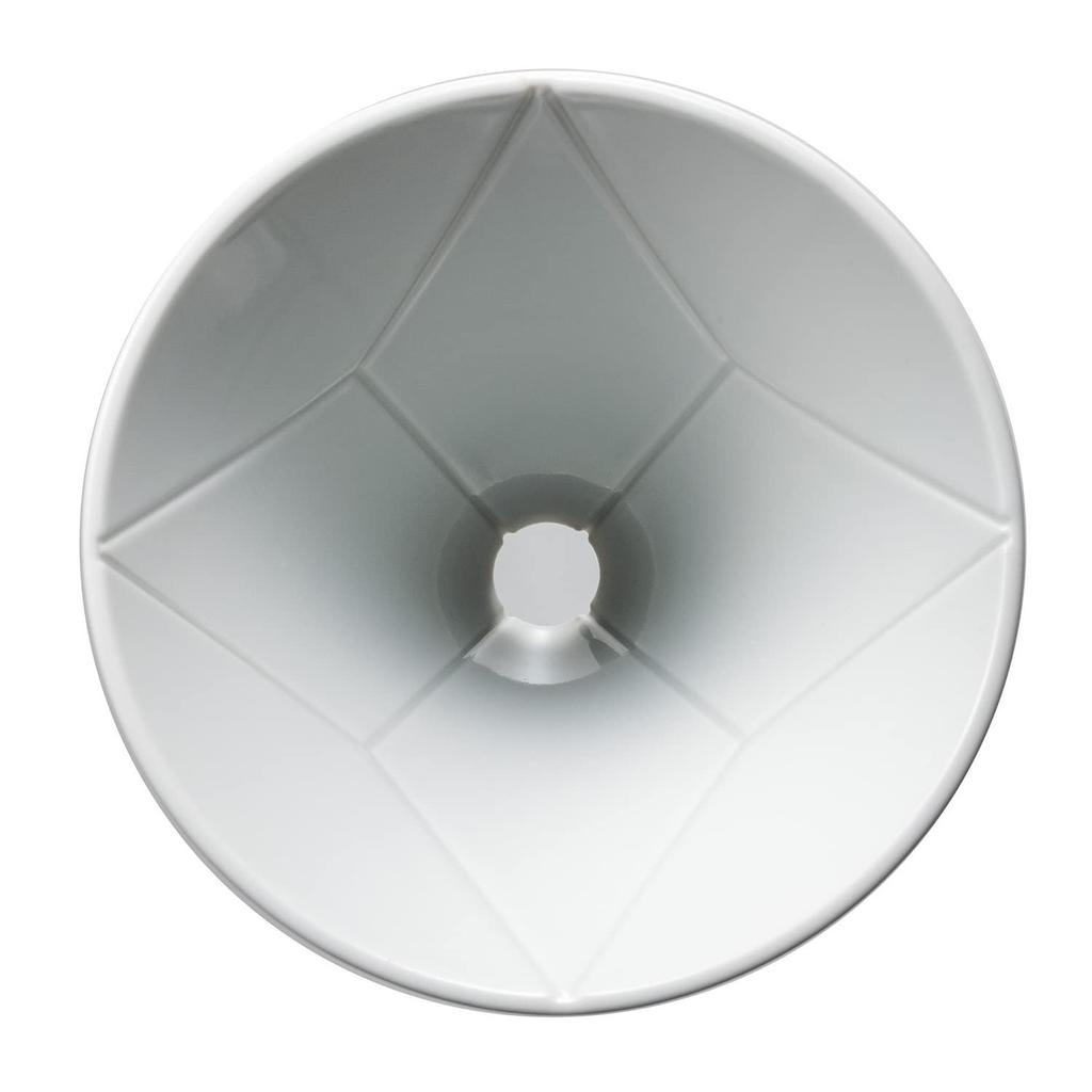 HARIO V60 Одинарная экстракционная воронка MUGEN Кофейная воронка для чашек Белый фарфор Сделано в Японии 1-2 VDMU-02-CW