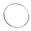 Hula Ring Detachable Stainless Steel Sponge Quickly Tighten Belly Weighted Hoop for Sport Exercise