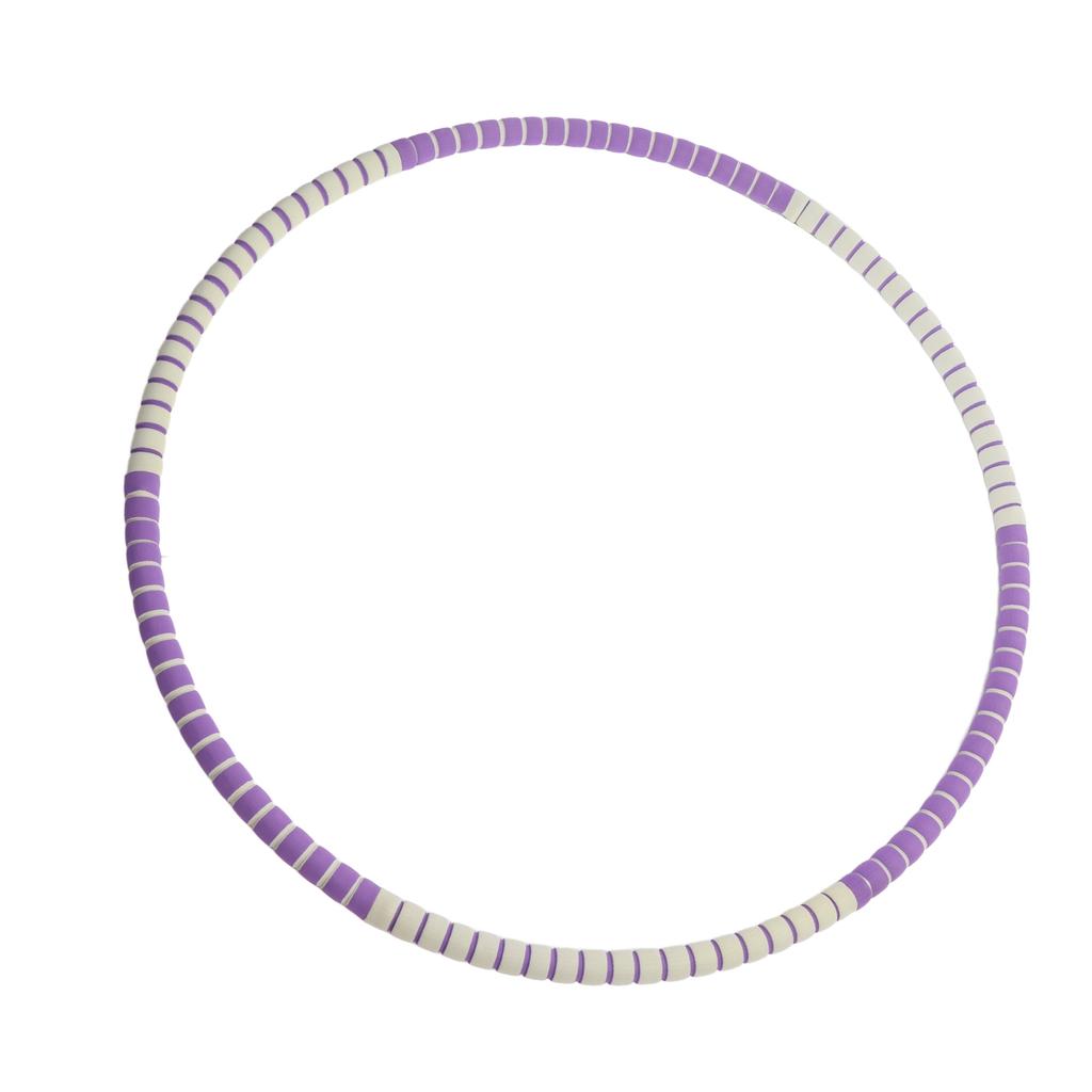 Hula Ring Detachable Stainless Steel Sponge Quickly Tighten Belly Weighted Hoop for Sport Exercise