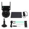 Solar Security Camera Wireless Outdoor WiFi HD Battery Powered Surveillance Camera with Night