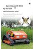 Tracked Dual-Use Remote Control Lawnmower & Snow Sweeper for Germany