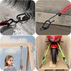 6 PCS D Ring Tie Down Anchor, D Rings Heavy With Duty, 3-Rd Generation Trailer Tie Down Anchors, 2400Lbs Breaking Strength, 1/4" Hooks For Trucks,