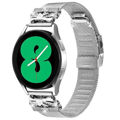 Для Samsung Galaxy Watch6/Watch6 Classic 20 мм Сменный ремешок для часов из нержавеющей стали