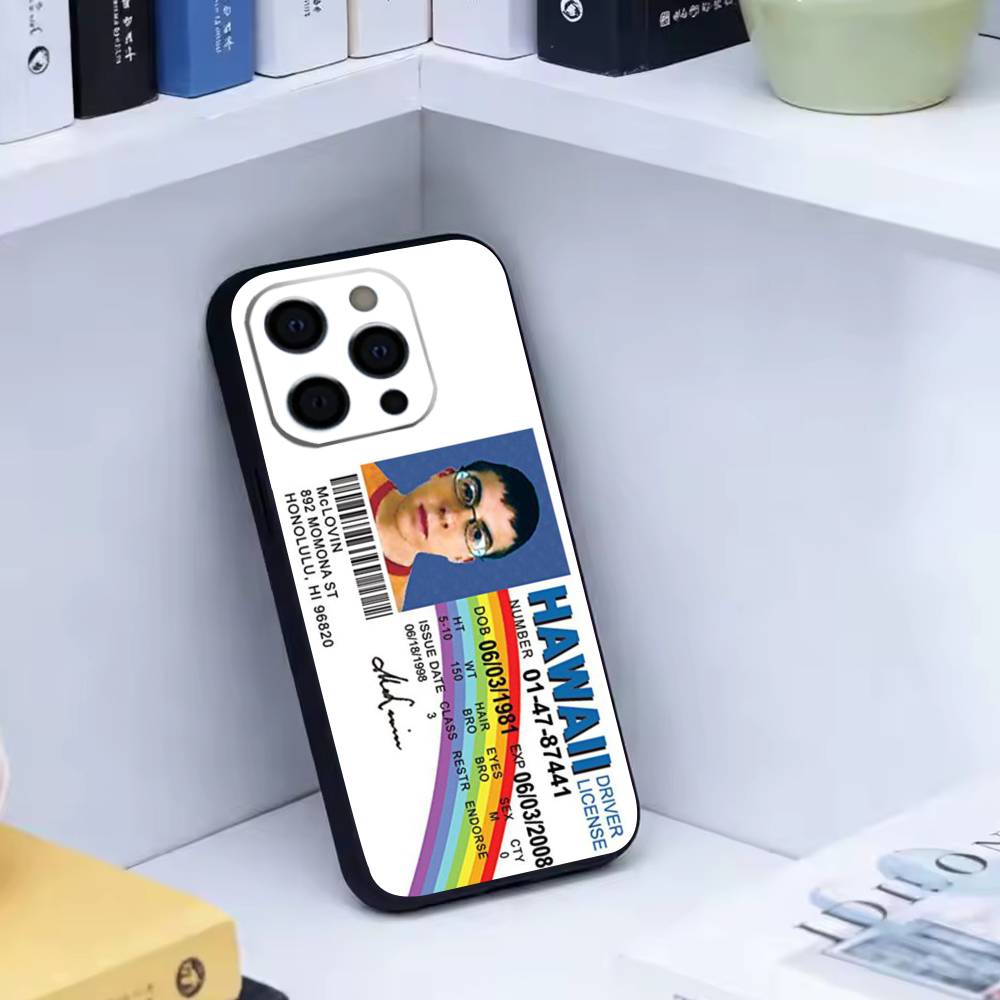 McLovin Я McLovin Тебя Чехол Для Телефона Для iPhone 17,16,15,14,13,12,11 Plus,Pro Max,XS,Мягкий Силикон Черный Чехол