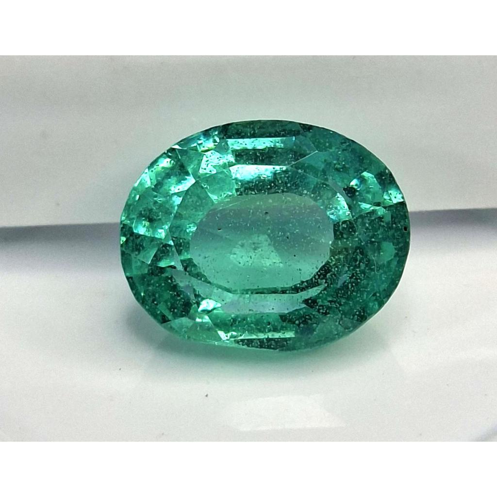 Natural Green Emerald 6-8 Ct Oval Cut Certified AAA Loose Gemstone