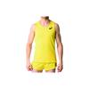Logo Print Loose Round Neck Sleeveless Running Vest Men Vests Yellow 2091A124-750