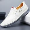 Leather Shoes Man Men Fashion Summer Breathable Shoes Men's Business Leather Shoes