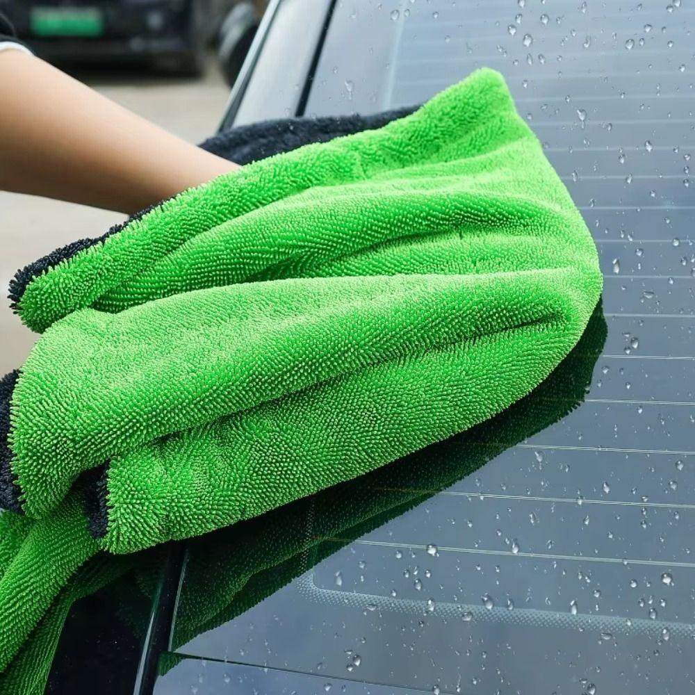 Twist Loop Microfiber Towel Scratch-Free Auto Detailing Rag Car Drying Towel Automotive Care