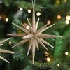 Champagne color explosion star / 2 / box new Christmas creative pendant sticky powder explosion star three-dimensional special-shaped Christmas tree