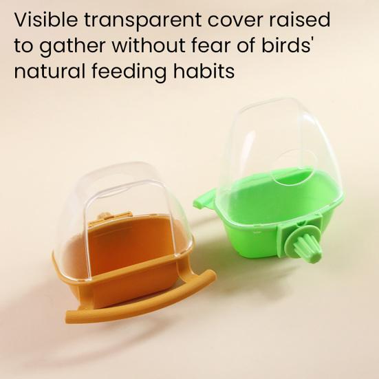 Клетка для птиц, подвесная кормушка, беспроблемная кормушка для птиц, пластиковая миска для корма и воды для попугаев, корелл, маленьких птиц