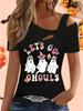 Women's Loose  Halloween and Christmas Gift Tops Blouse Shirt
