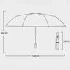Reinforced 32-Bone Umbrella Durable Wind-resistant Umbrella Anti-UV Sunscreen Women's Umbrella Sunny Paraguas