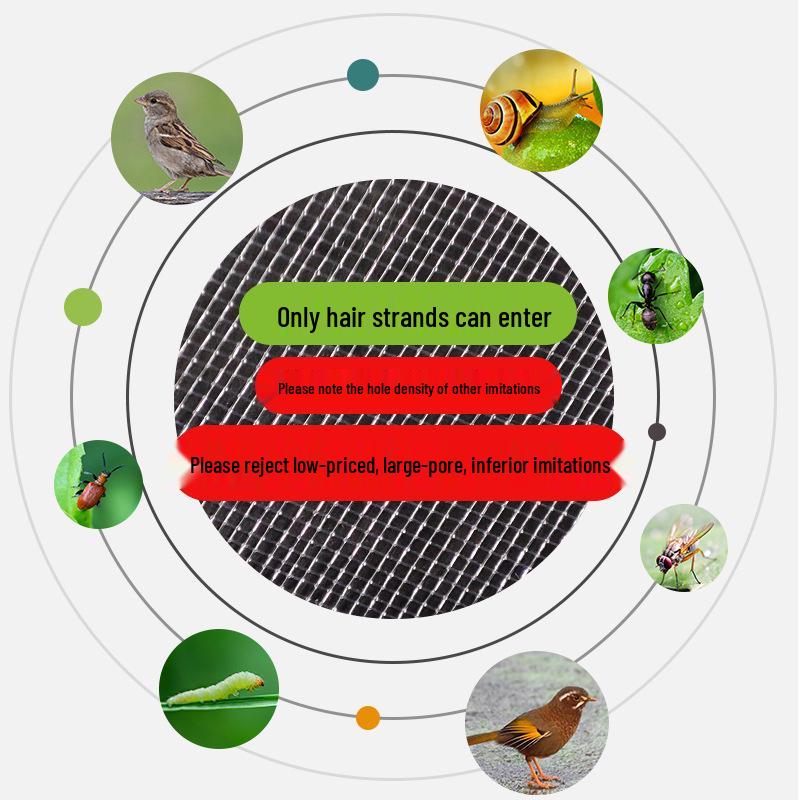 Bird and Insect Proof Fruit Bag: Protective Net with Drawstring for Grapes, Figs, and Pomegranates