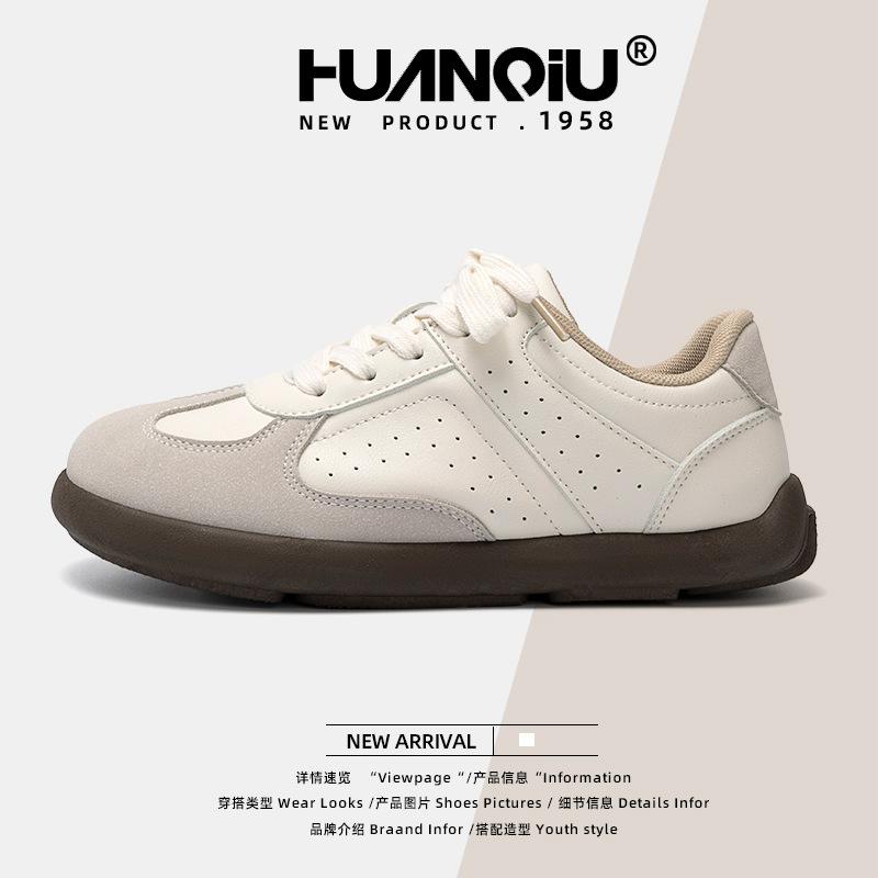 Глобальные ретро-стиль моральные тренировочные туфли женские 2025 новые весенние кампусные повседневные туфли универсальные с толстой подошвой ZHQ68176
