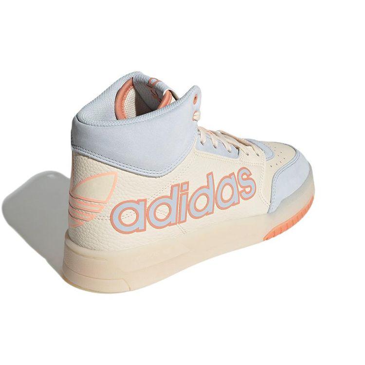 adidas Оригинальные высокие кеды для скейтбординга Drop Step XL Женские кроссовки Белые Синие GW9533