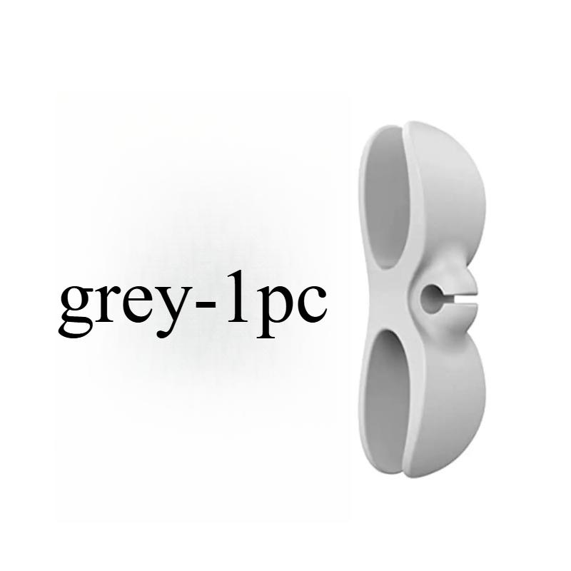 2pcs Household Kitchen Storage Wire Winder Traceless Plug Fixed Power Cord Organizer Cable Management Home Storage Tools