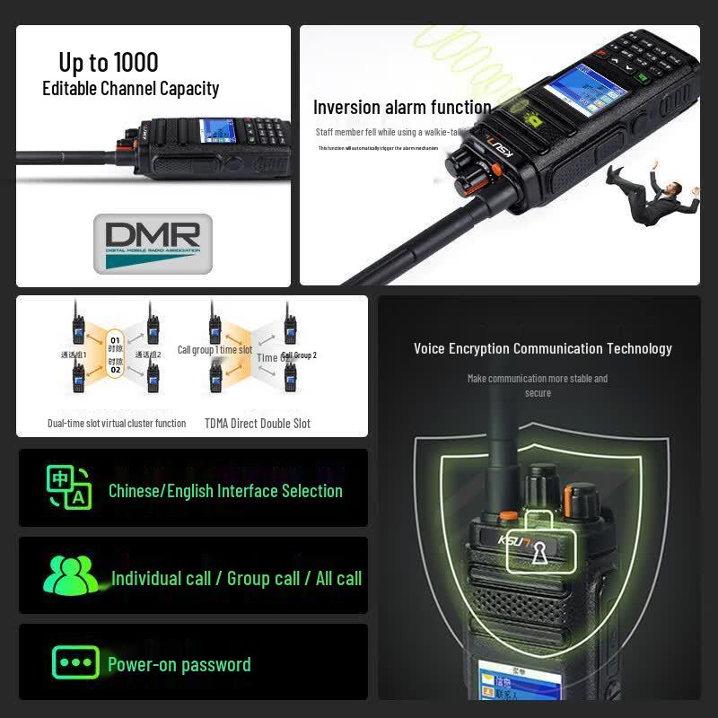 KSUN DM60(EX) Цифровой взрывозащищенный DMR-радиостанция (Китайская версия)