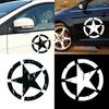 Star Pattern Reflective Helmet Car Sticker Scratches Protective Decorative Decal