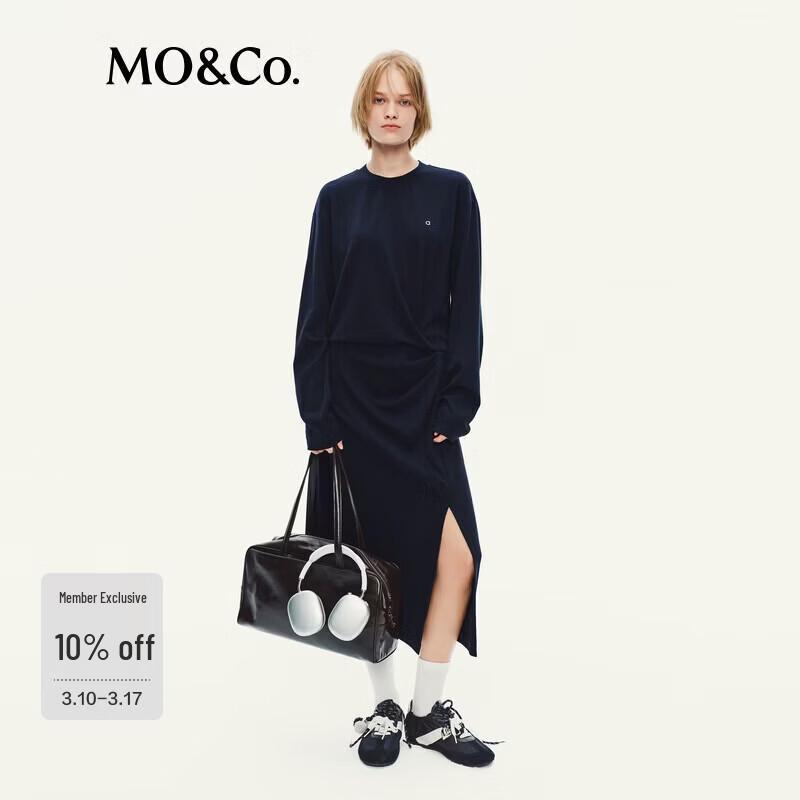 МО&Ко. Длинное платье-трапеция в британском стиле
