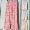 Women's Home Pants Casual Pants Printed Pajama Pants Without Pockets