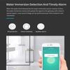 Tuya ZigBee Flood Sensor Linkage Water Leakage Detector Security Alarm Protection Smart Life APP Remote Monitoring Hub is Need