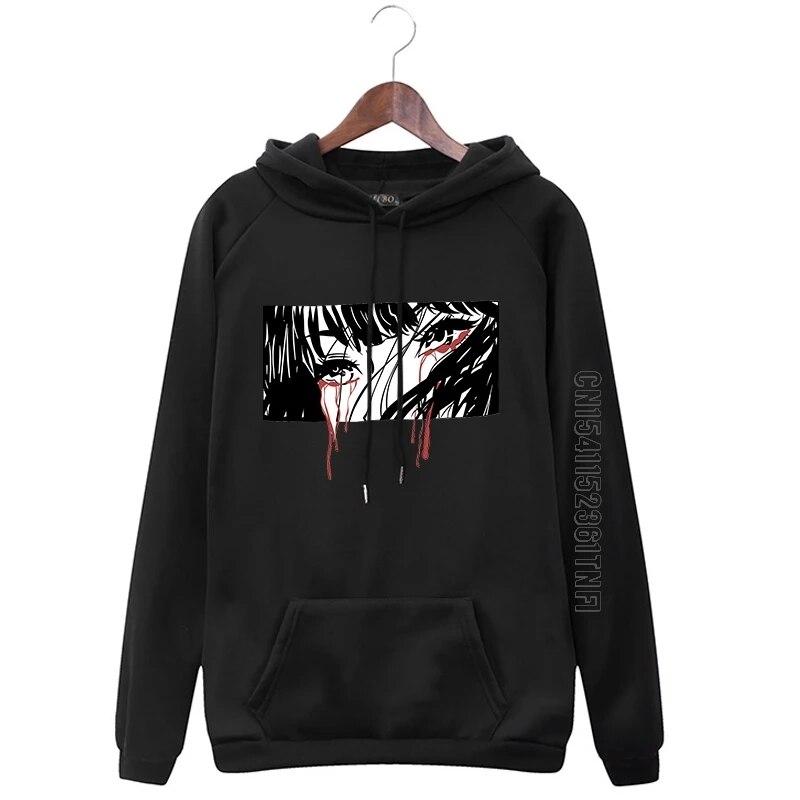 The Empiness I See In My Eyes Streetwear Hip Hop Hoodie Women's Hooded Sweatshirt Oversize Loose Harajuku Women's Hoodie
