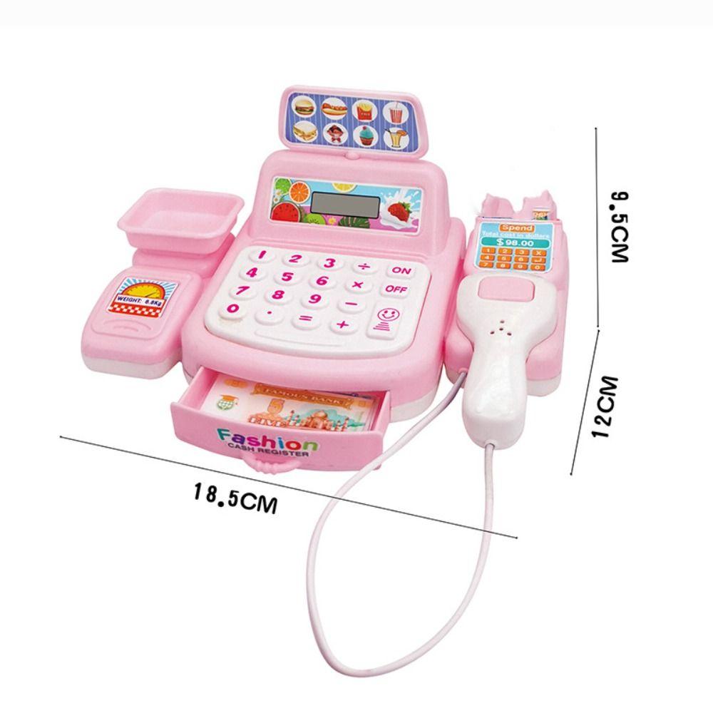 Sound Effects Simulation Cash Register Role Play Supermarket Cashier Toys  Children's