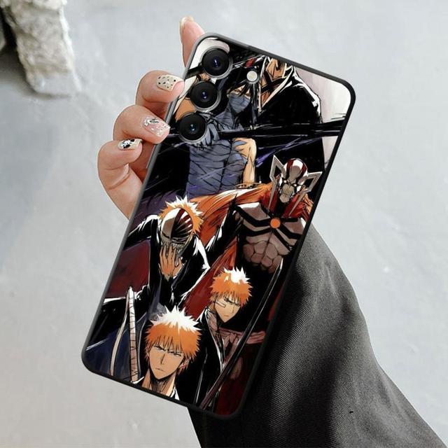 Чехол с японскими комиксами «Отбеливатель Куросаки Ичиго» для Samsung Galaxy S23 S22 S21 S20 Fe Ultra S10 S9 S8 Plus Note 20ultra 10plus