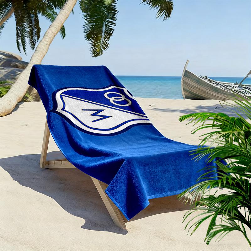 Millonarios FC Print Beach Towel, Large Soft Quick Dry Towel for Beach Camping Swimming