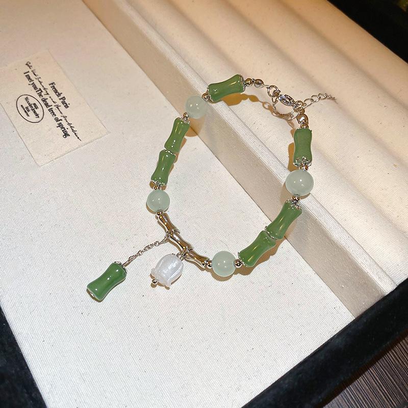 Natural Stone Bracelets Sweet Dopamine Pearl Baroque Bracelets Simple Collarbone Chain Fashionable Temperament Accessory