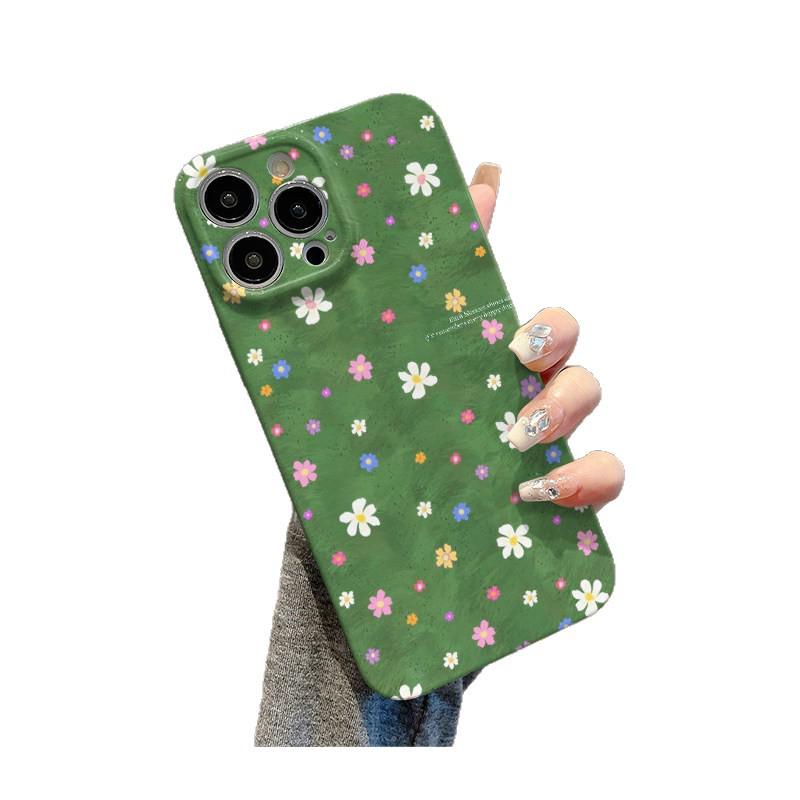 Цветочный Зеленый Чехол для iPhone 17 Pro Max, Креативный и Защитный Чехол