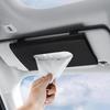 Universal Car Sun Visor Tissue Box Holder Portable Auto Paper Towel Storage Organizer for Travel and Rides